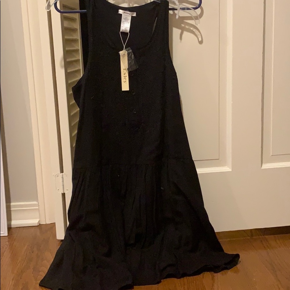 a black summery dress